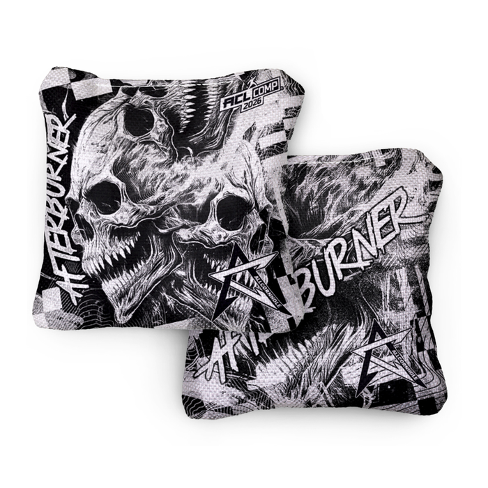 ALLCORNHOLE - AFTERBURNER 2026 - ACL COMP - 1x4 Cornhole Bags Cornhole Bags AllCornhole Grey