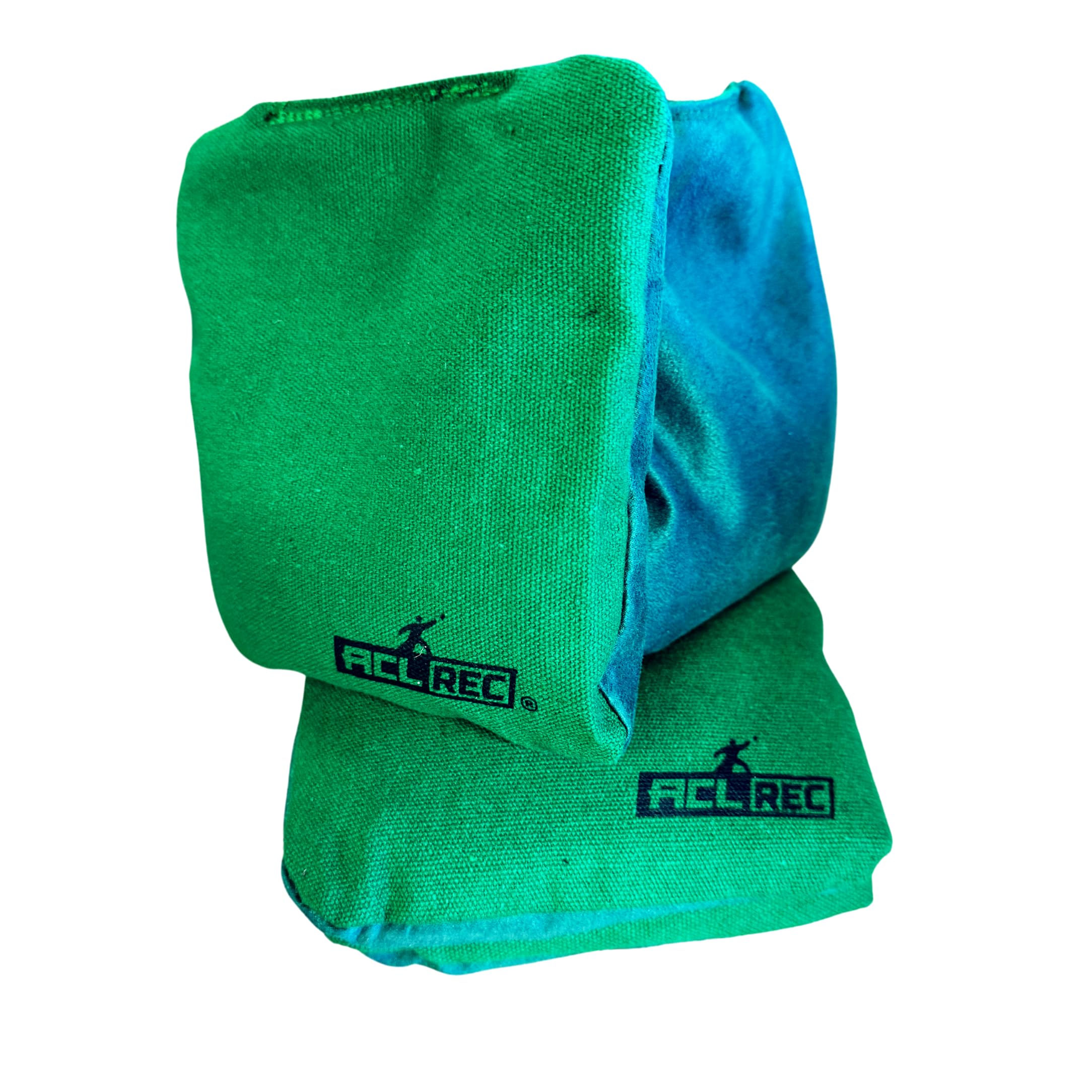 1x4 Cornhole Bags - Double Sides - ACL REC - Granulaat vulling Cornhole Bags Wicked Wood Games Double Sided - Groen