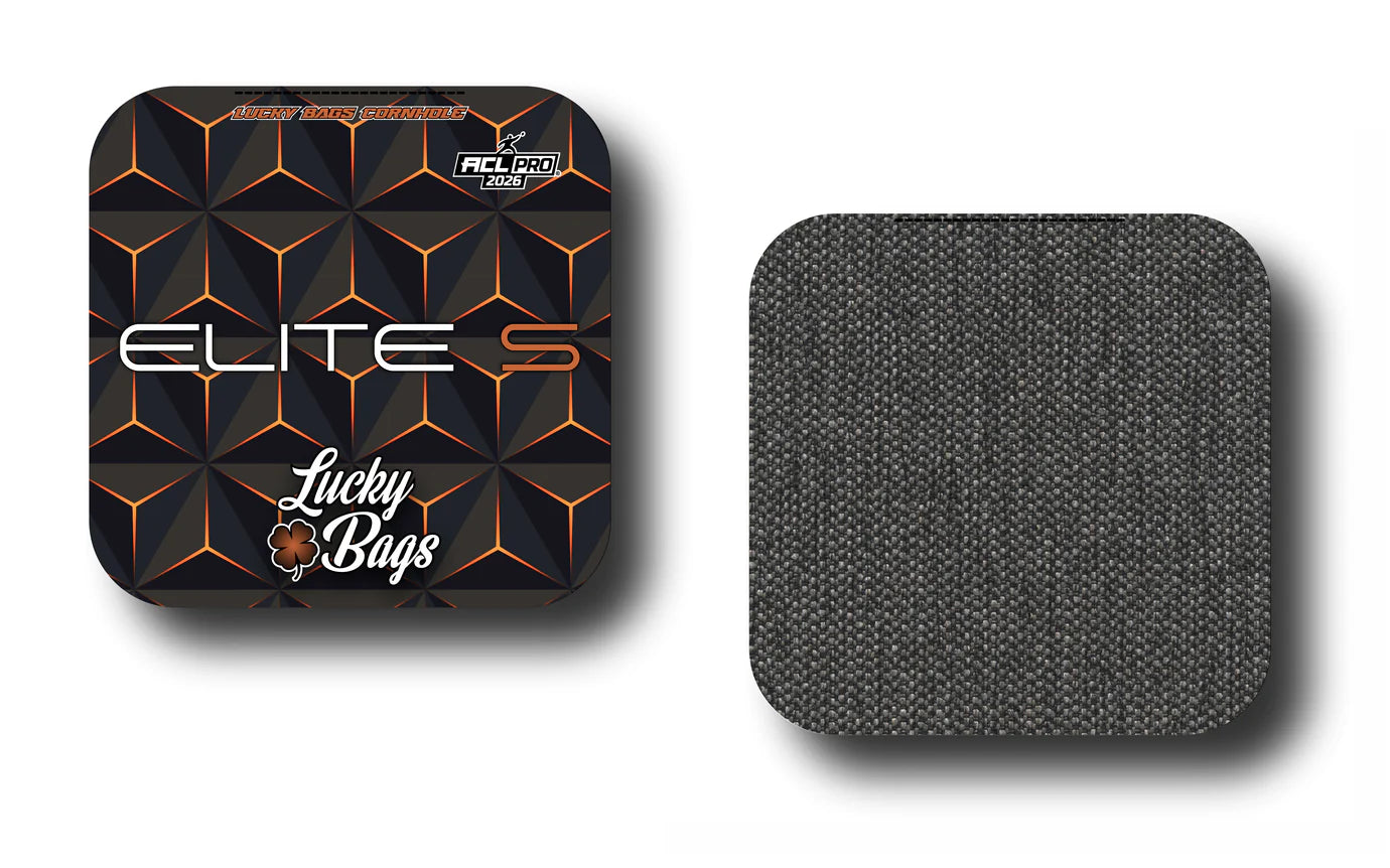 Lucky Bags - Elite S 2026 - ACL Pro Cornhole Bags Lucky Bags Hex Orange