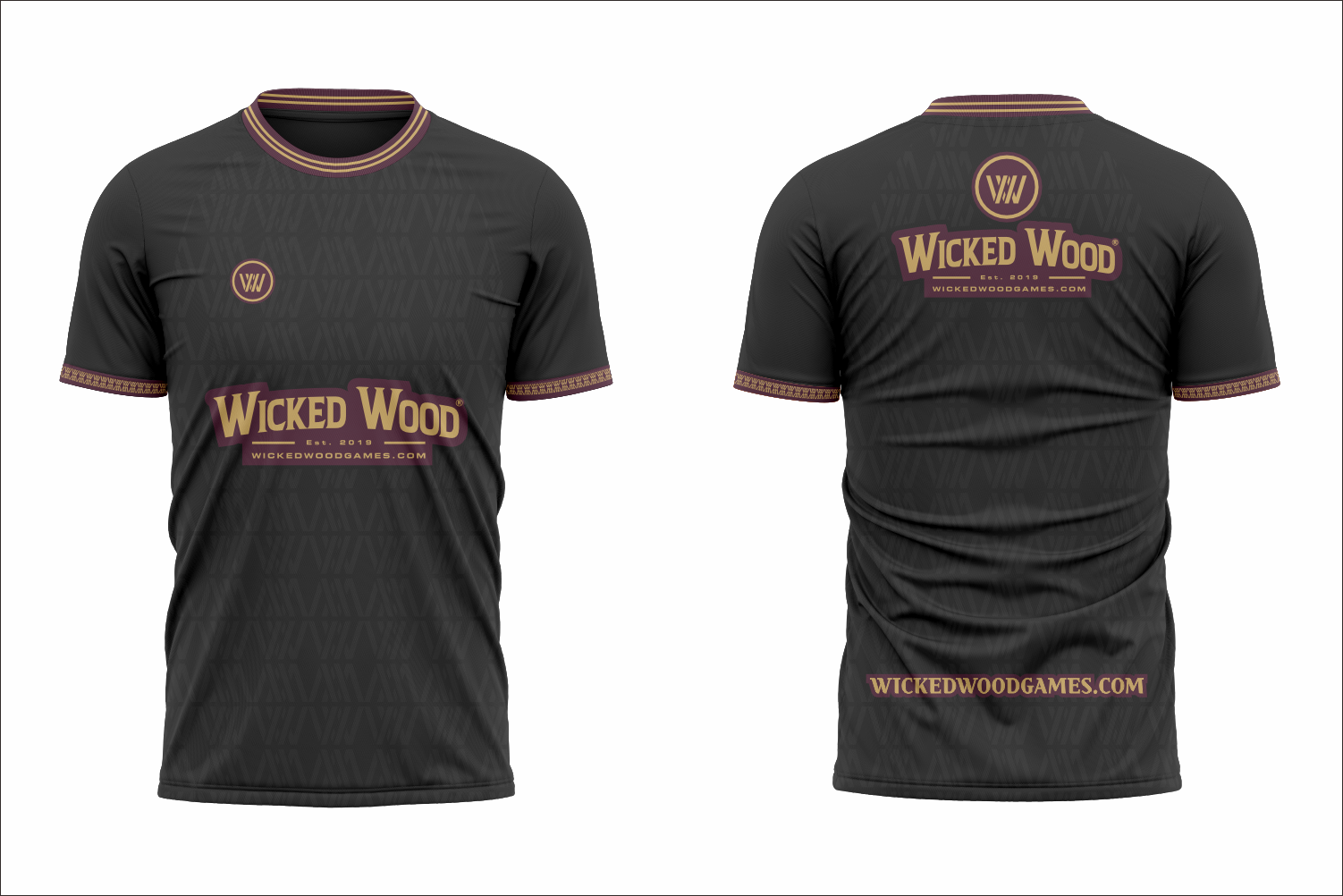 Wicked Wood 2026 Jersey - Black Wicked Wood Games