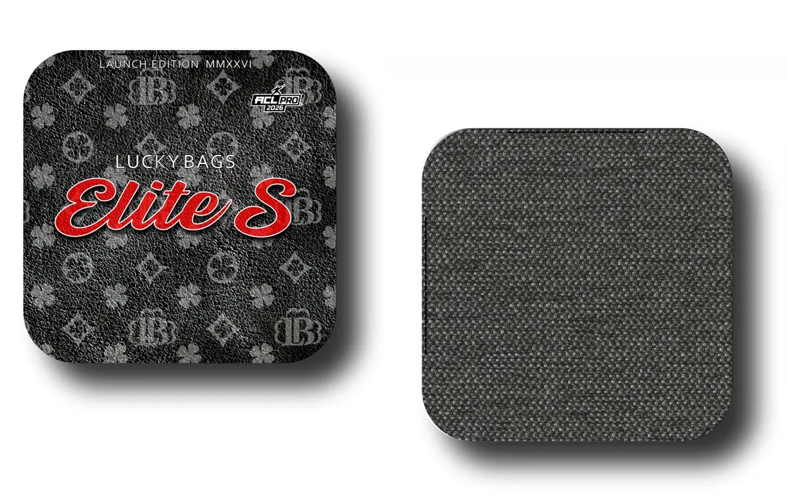 Lucky Bags - Elite S 2026 - ACL Pro Cornhole Bags Lucky Bags Charcoal