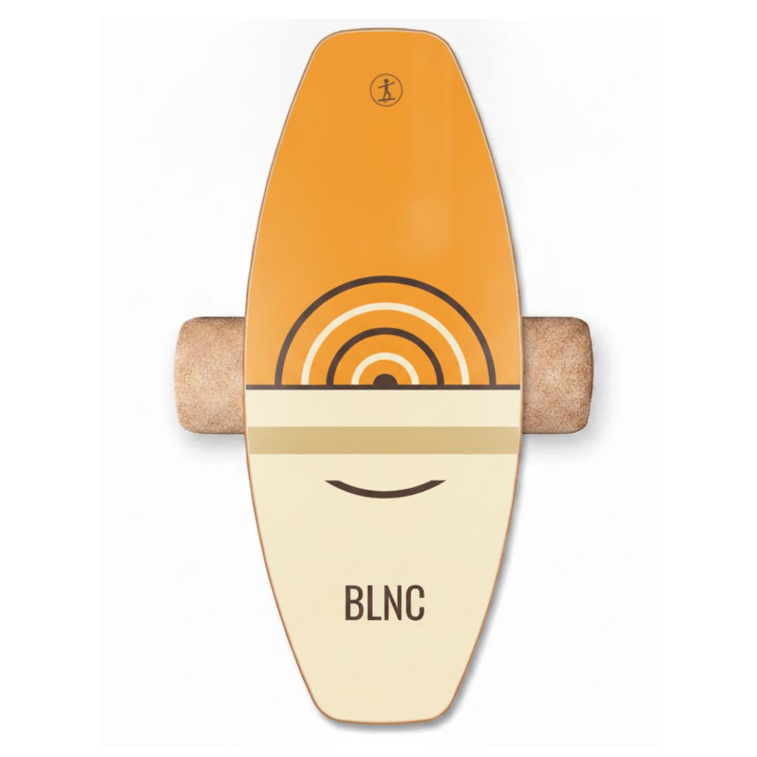 BLNC Balance Boards - TRICK Style - SUNSET Design - Incl Roller Balance Boards Wicked Wood Games