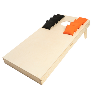 Cornhole-startsats - 120x60 - Blank - 1x bräda / 2x4 påsar