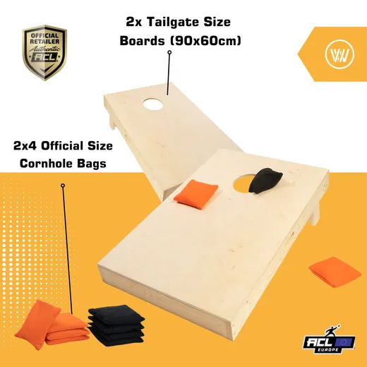 Cornhole Set - 90x60 - Blanco - Wicked Wood Games Cornhole sets Wicked Wood Games