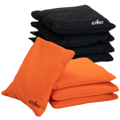 2x4 Cornhole Bags ACL REC - Granulate Filling - Orange/Black