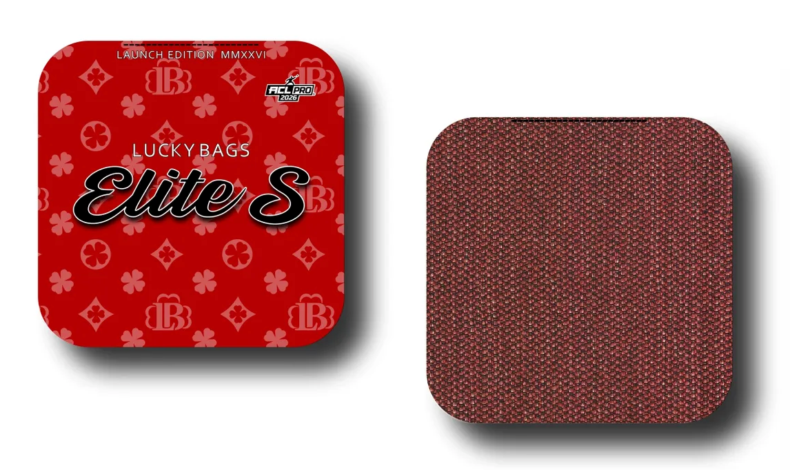 Lucky Bags - Elite S 2026 - ACL Pro Cornhole Bags Lucky Bags Red