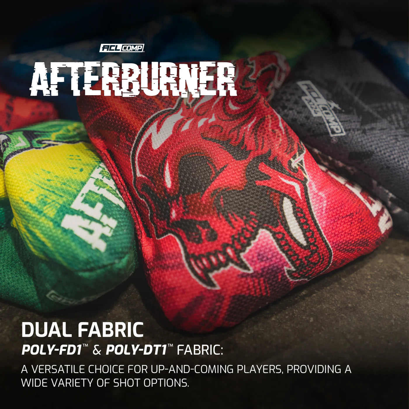 AFTERBURNER 2025 - ACL COMP - 1x4 Cornhole Bags Cornhole Bags AllCornhole