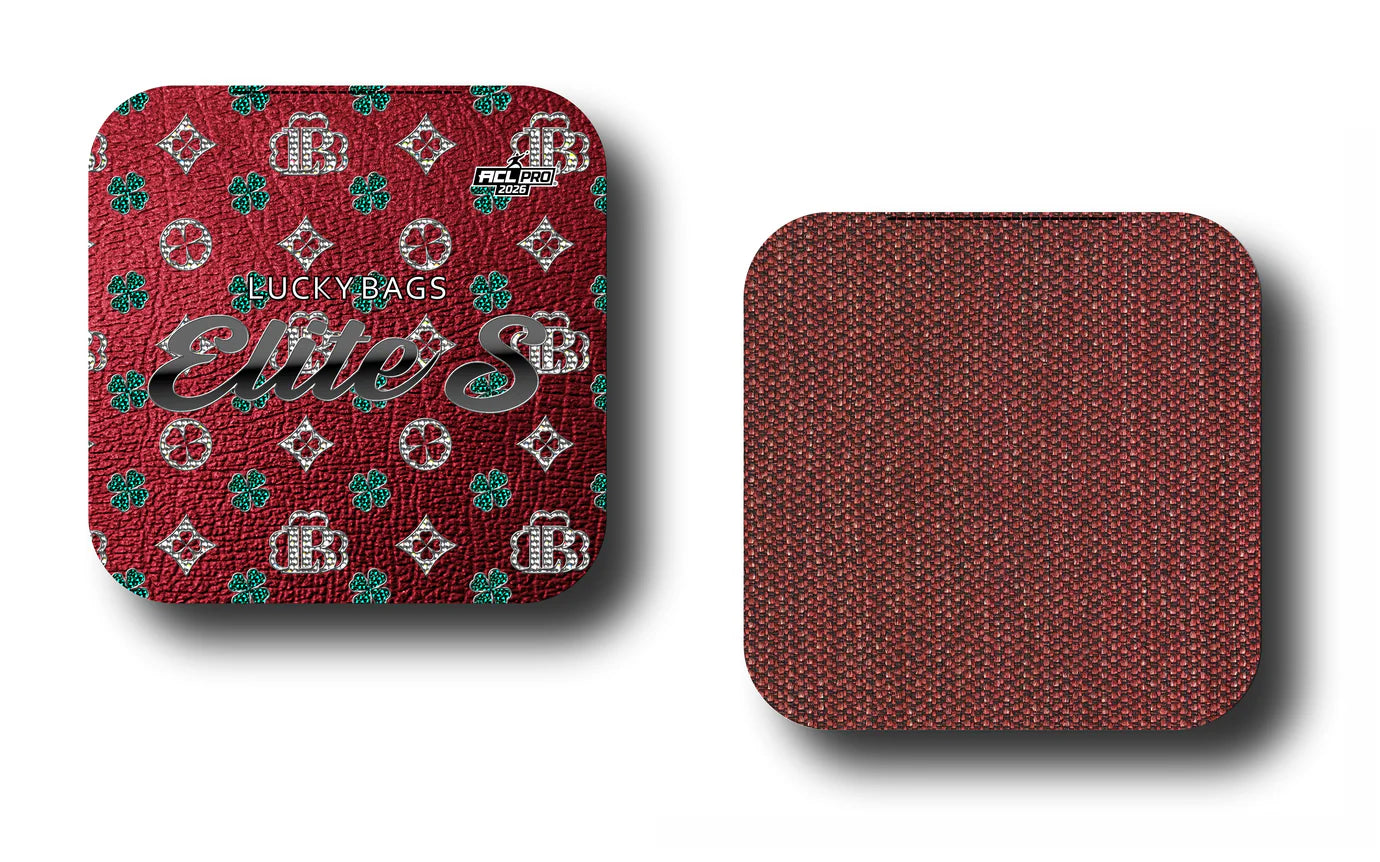 Lucky Bags - Elite S 2026 - ACL Pro Cornhole Bags Lucky Bags Red/Green